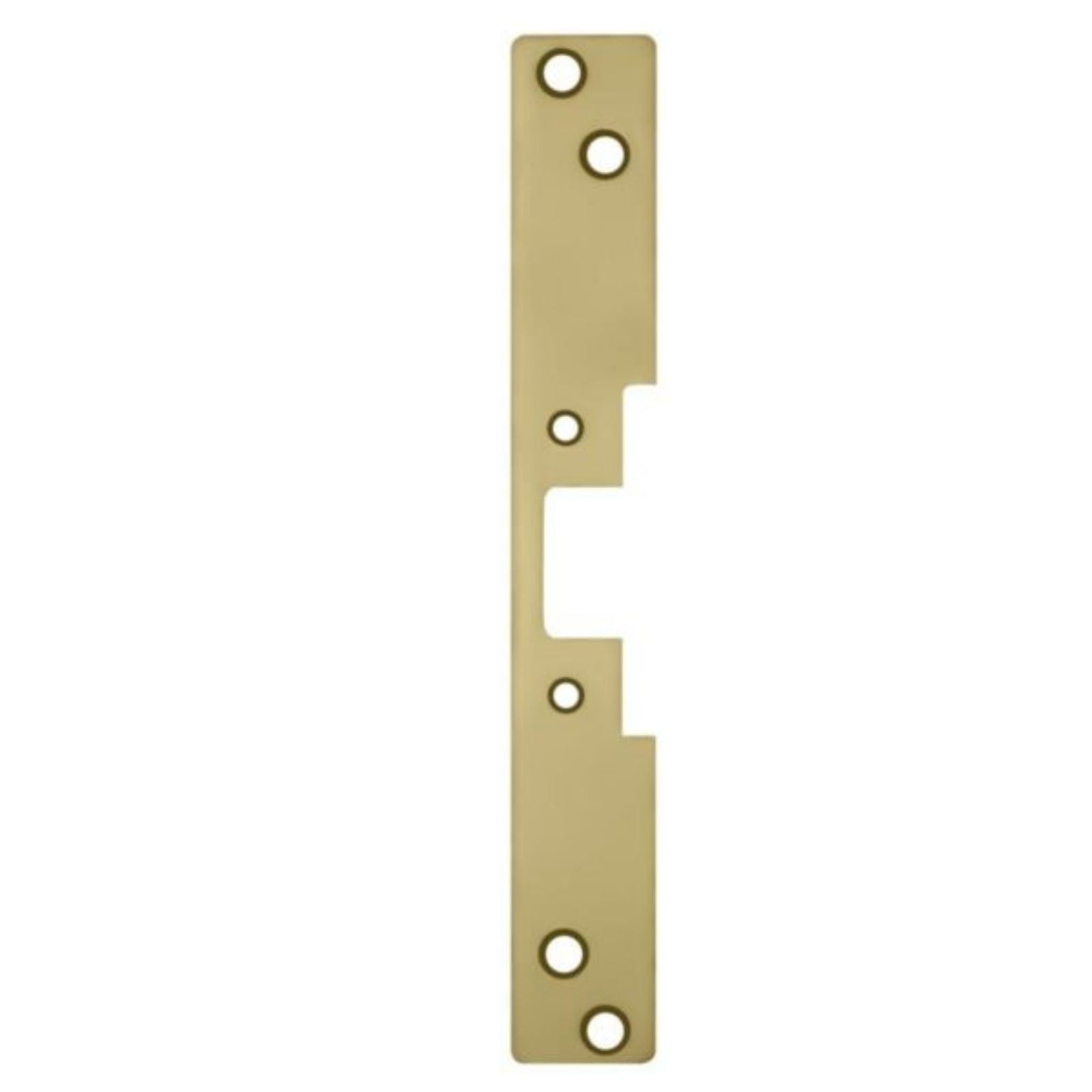 HES 504-606 Faceplate for 5000 & 5200 Series Electric Strikes Satin Brass - The Lock Source