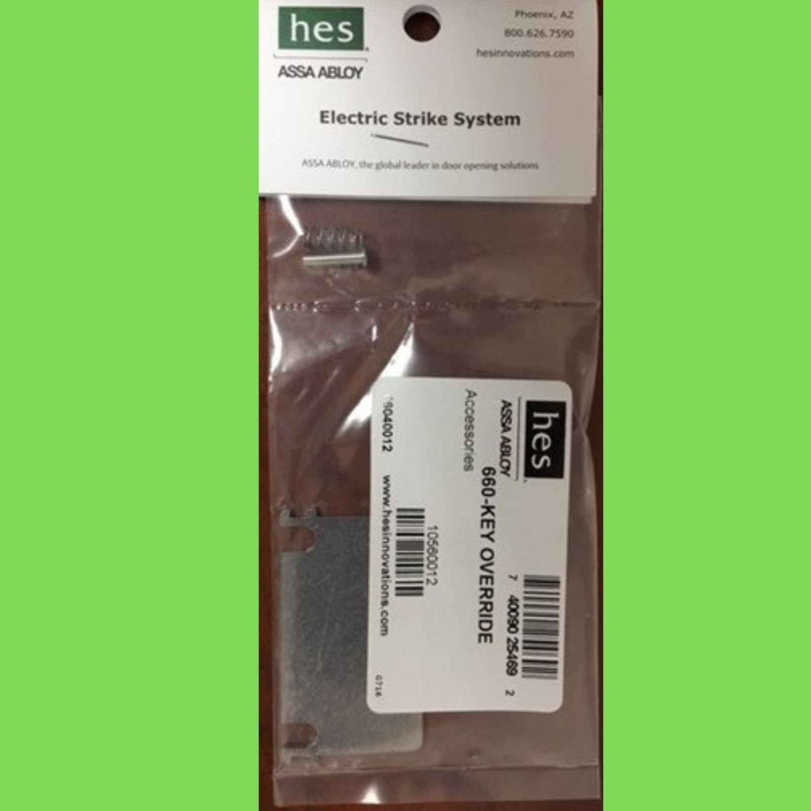 HES 660-KO 660 Key Override for 660 Electromechanical Cabinet Lock - The Lock Source