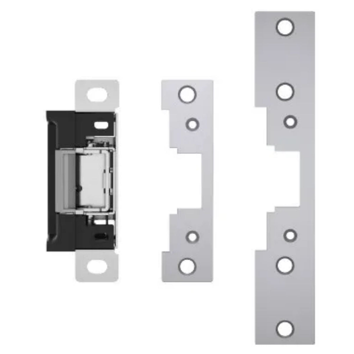 HES 7000C 630 LBM Complete Pack Electric Strike with Latch Bolt Monitor (LBM) Includes 7000 Strike Body, 791 ANSI and 792 7-Inch Face Plates - The Lock Source