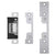 HES 7000C 630 LBM Complete Pack Electric Strike with Latch Bolt Monitor (LBM) Includes 7000 Strike Body, 791 ANSI and 792 7-Inch Face Plates - The Lock Source