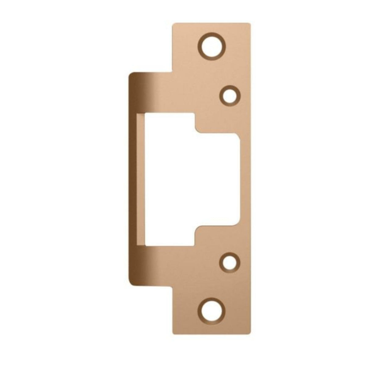 HES 801A-612 Faceplate for 8000 &amp; 8300 Series No Cut Electric Strikes Satin Bronze - The Lock Source