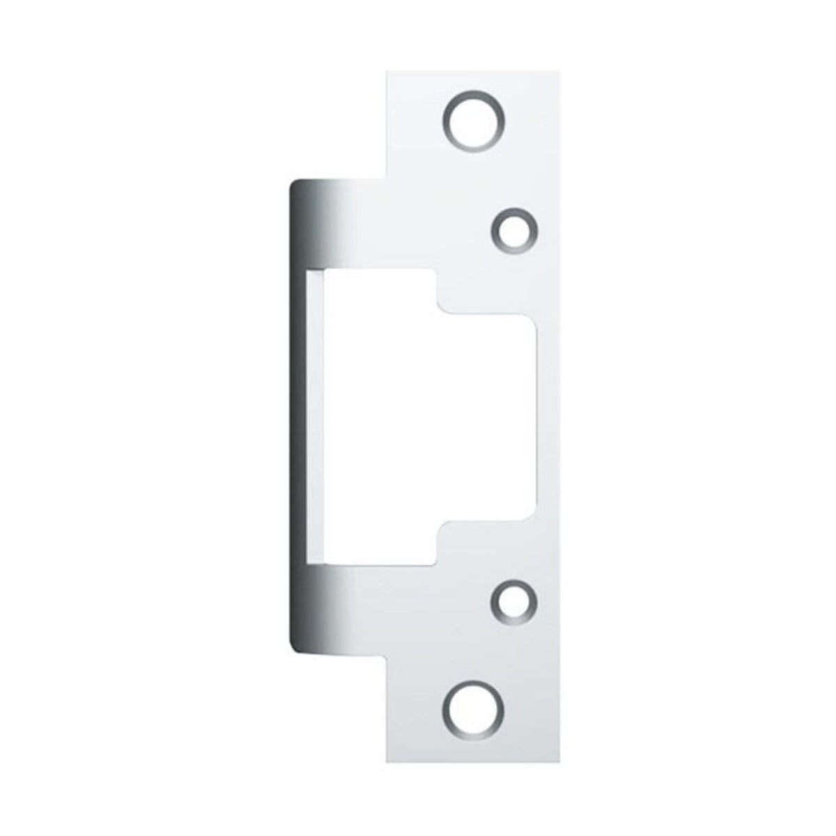HES 801E-629 Faceplate for 8000 &amp; 8300 Series No Cut Electric Strikes Bright Stainless Steel - The Lock Source