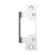 HES 801E-629 Faceplate for 8000 & 8300 Series No Cut Electric Strikes Bright Stainless Steel - The Lock Source