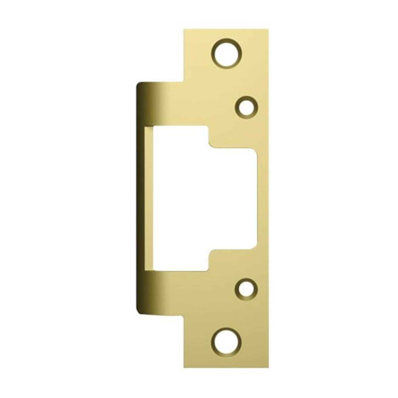 HES 801-606 Faceplate for 8000 & 8300 Series No Cut Electric Strikes Satin Brass - The Lock Source