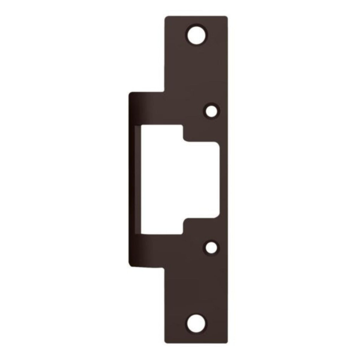 HES 803-BLK Faceplate for 8000 &amp; 8300 Series No Cut Electric Strikes Black - The Lock Source