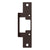 HES 803-BLK Faceplate for 8000 & 8300 Series No Cut Electric Strikes Black - The Lock Source