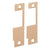 HES 852L-612 Faceplate for 8500 Series Electric Strike Satin Bronze Plate Only - The Lock Source
