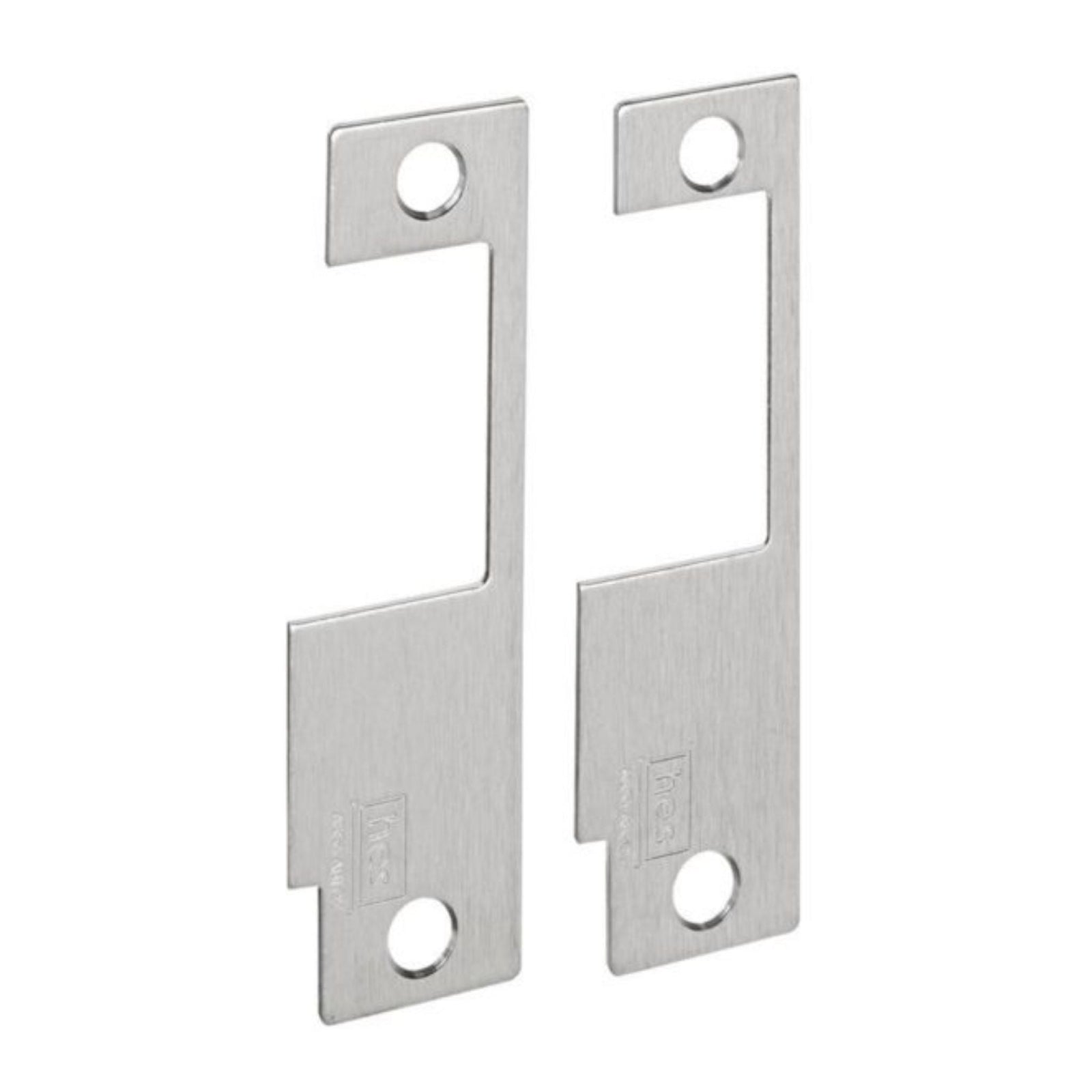 HES 852L-630 Faceplate for 8500 Series Electric Strike Satin Stainless Steel Plate Only - The Lock Source