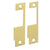 HES 852M-606 Faceplate for 8500 Series Electric Strike Satin Brass Plate Only - The Lock Source