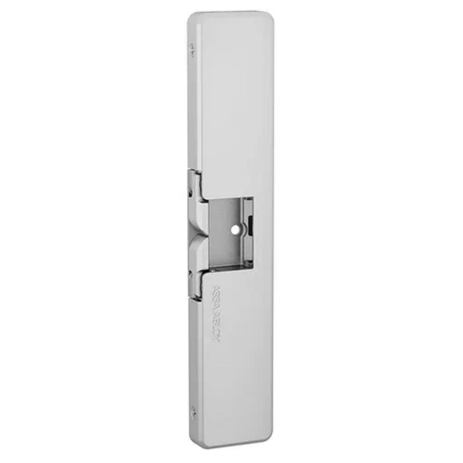 HES 9400-630 Slim Line Surface Mounted Electric Strike, Satin Stainless Steel for Rim Exit Devices - The Lock Source