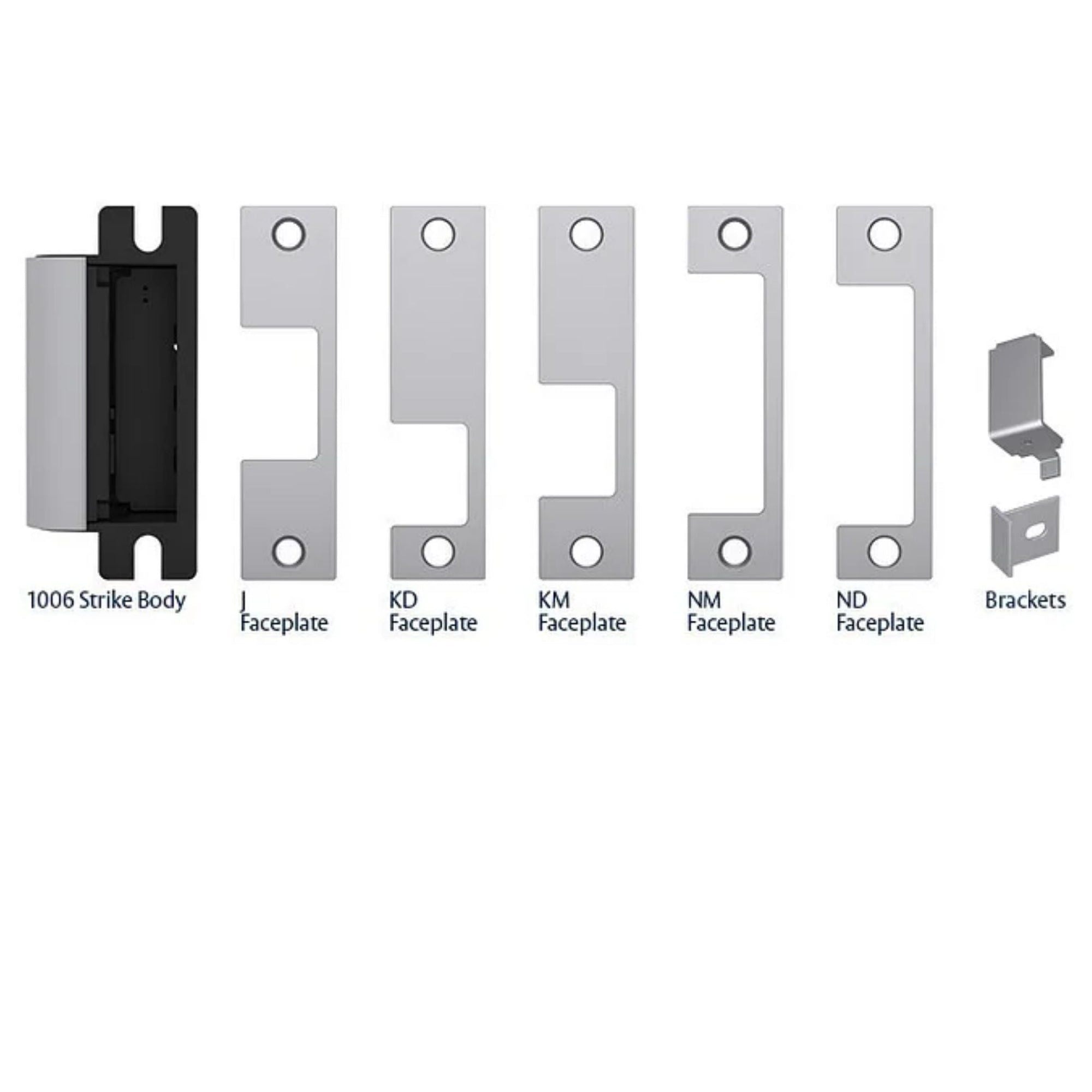 HES 1006CS 630 Complete Smart Pac Electric Strike Includes 1006 Strike Body, SMART Pac III, 5 Faceplates (J-Option, KD-Option, KM-Option, NM-Option, ND-Option) and All Mounting Hardware Satin Stainless Steel Electric Strikes Fail Secure or Fail Safe Strikes - The Lock Source