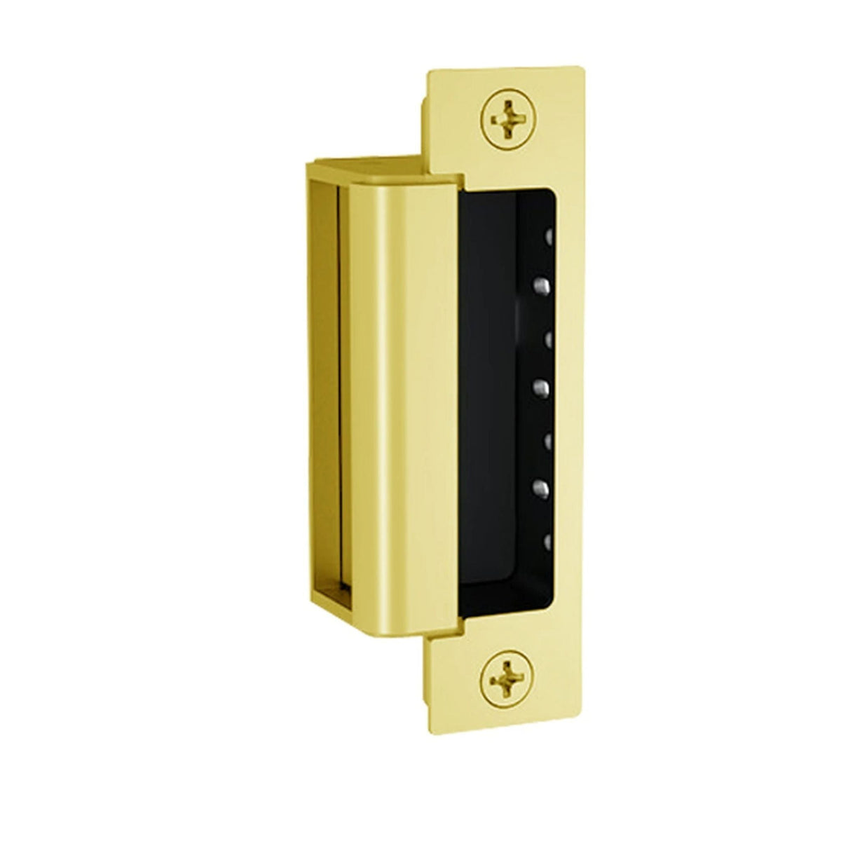 HES 1600CS 605 Bright Brass Complete Pac Electric Strike Satin for Latchbolts and Deadbolts Available with Lock Monitor (LM), Dual Lock Monitor (DLM), Lock Monitor &amp; Strike Monitor (LMS) and Dual Lock Monitors &amp; Strike Monitor (DLMS) - The Lock Source