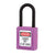 Master Lock 406KA Series Zenex Purple Thermoplastic Safety Locks - The Lock Source
