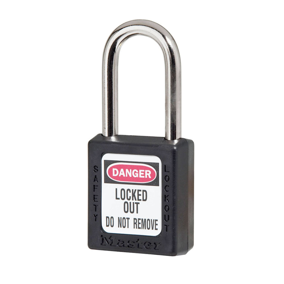 Master Lock 410KA Series Black Zenex Thermoplastic Safety Locks - The Lock Source