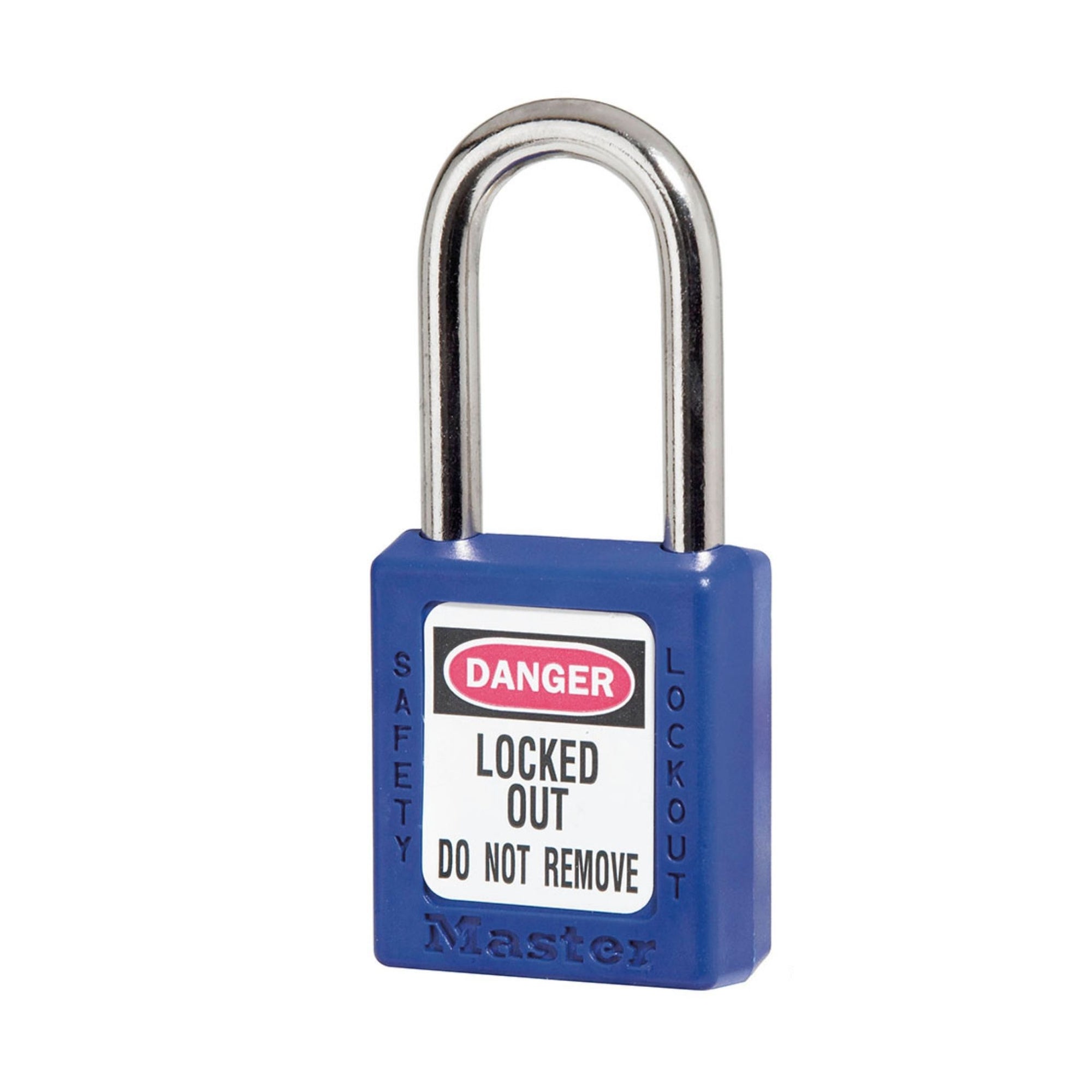 Master Lock 410MK Master Keyed Blue Zenex Thermoplastic Safety Locks - The Lock Source