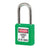 Master Lock 410KA Series Green Zenex Thermoplastic Safety Locks - The Lock Source