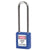 Master Lock 410MKLT Master Keyed Blue Zenex Thermoplastic Safety Lock with 3-Inch Shackle - The Lock Source
