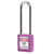 Master Lock 410MKLT Master Keyed Purple Zenex Thermoplastic Safety Lock with 3-Inch Shackle - The Lock Source