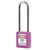 Master Lock 410KALT Series Purple Zenex Thermoplastic Safety Lock with 3-Inch Shackle - The Lock Source