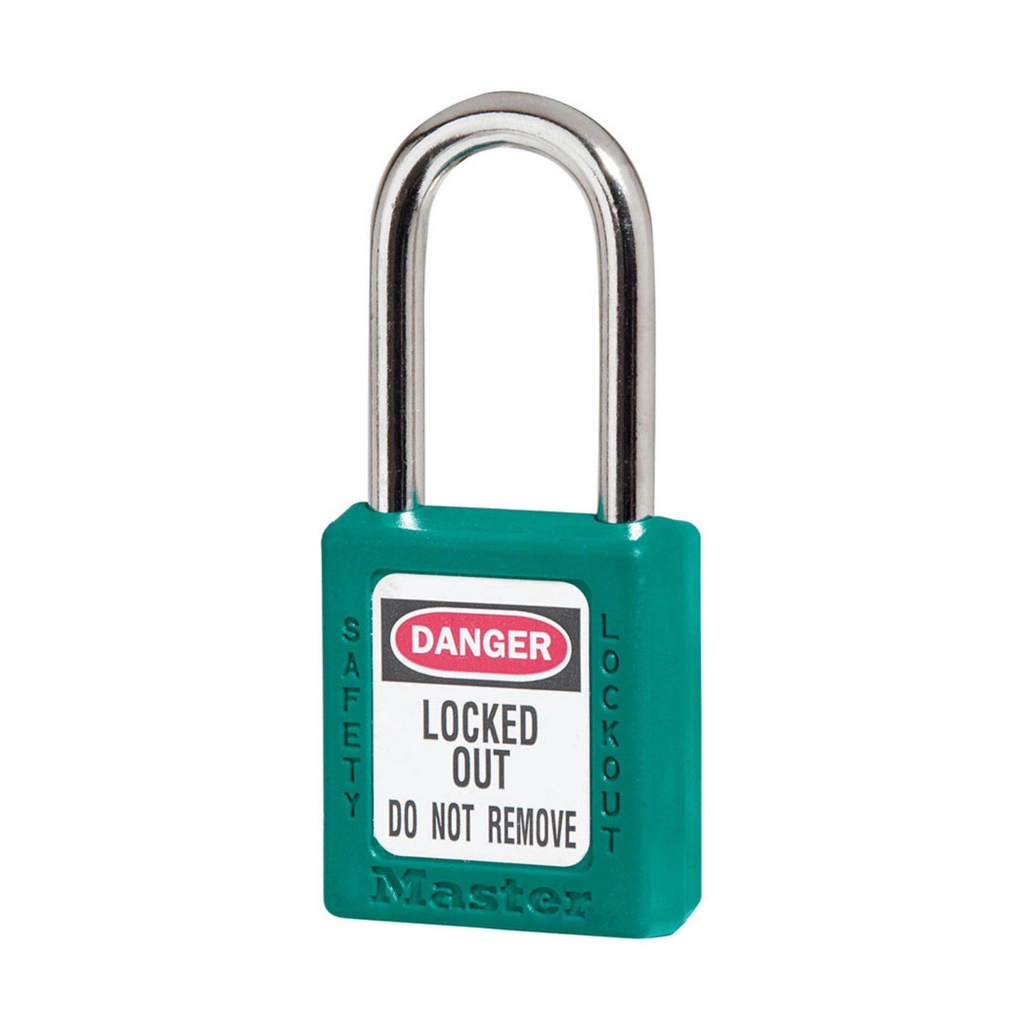 Master Lock 410 Series Teal Zenex Thermoplastic Safety Locks - The Lock Source