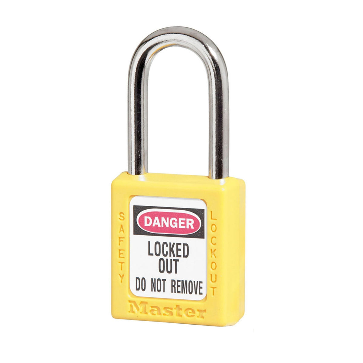 Master Lock 410MK Master Keyed Yellow Zenex Thermoplastic Safety Locks - The Lock Source