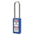Master Lock No. 411LT Blue Zenex Safety Lockout Lock with 3-Inch Shackle - The Lock Source