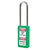 Master Lock No. 411LT Zenex Green Safety Lockout Lock with 3-Inch Shackle - The Lock Source