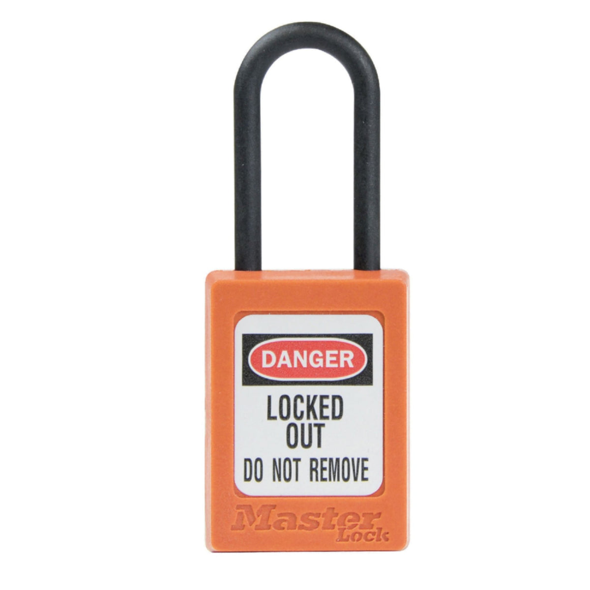 Master Lock No. S32ORJ Orange Zenex Safety Lockout Locks Available Keyed Alike (S32KA) and Master Keyed (S32MK) - The Lock Source