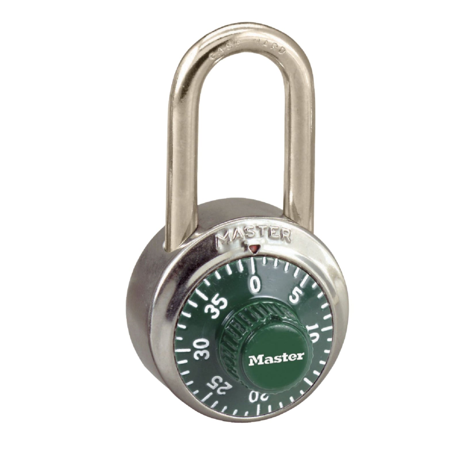 Master Lock 1502LFGRN Green Locker Combination Padlock with 1-1/2" Shackle - The Lock Source