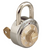 Master Lock 1525 GLD V75 Combination Locker Padlock with Gold Dials and Key Override Feature - The Lock Source