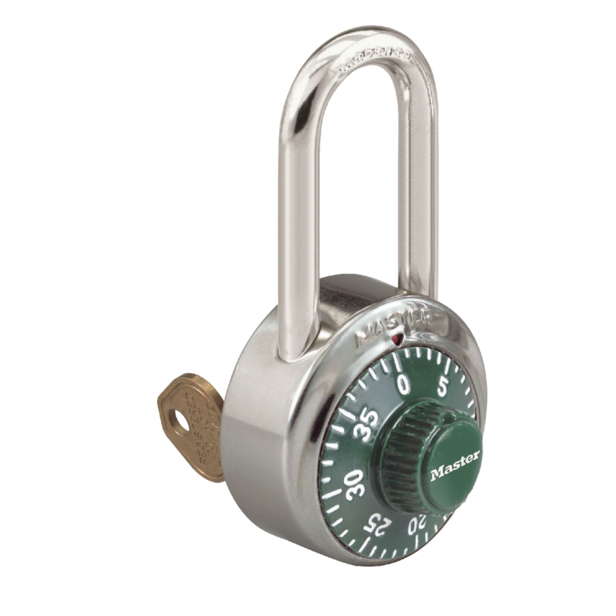 Master Lock 1525LFGRN Green Locker Combination Padlock with 1-1/2" Shackle - The Lock Source