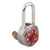 Master Lock No. 1525LFRED Red Combination Locker Locks with 1-1/2" Shackle - The Lock Source