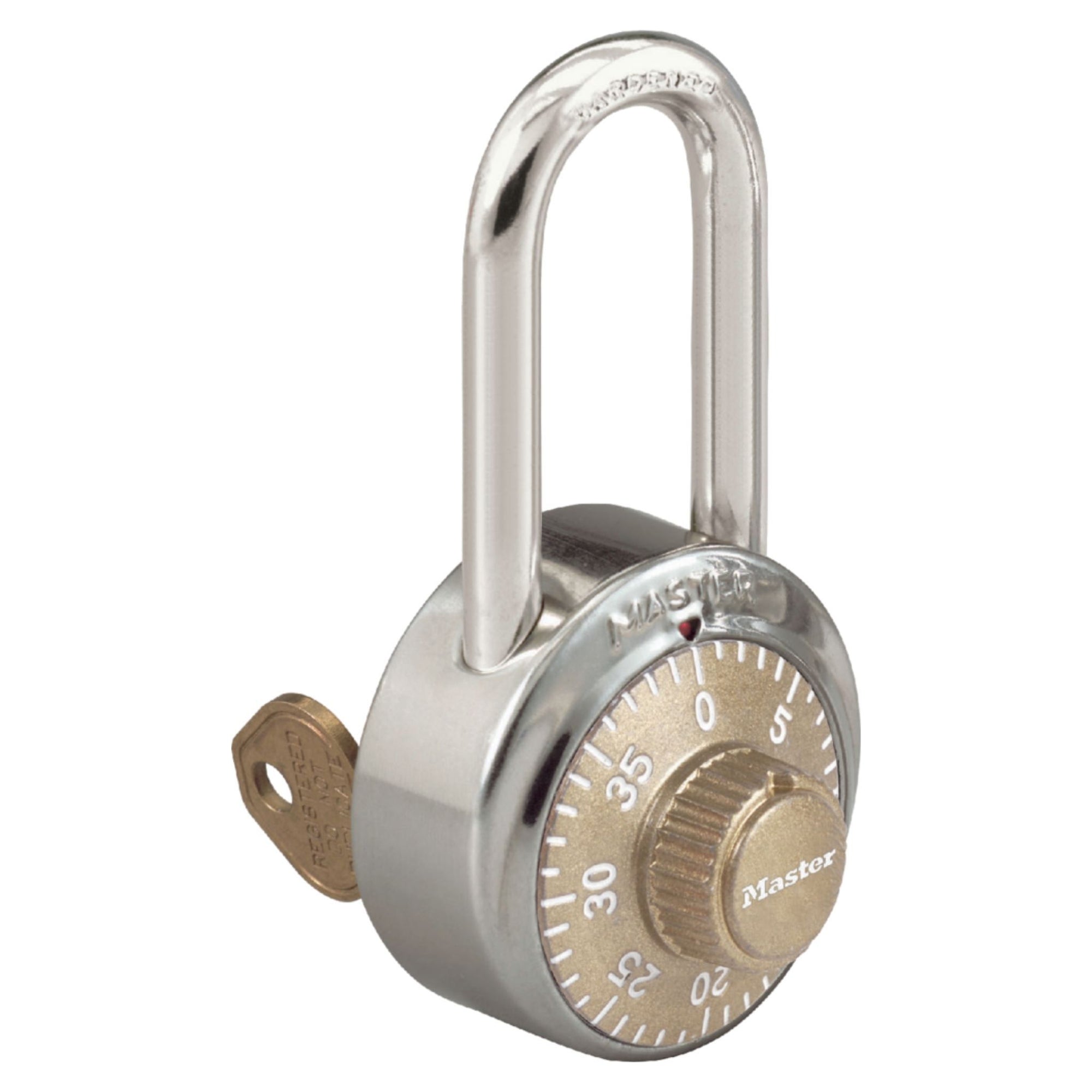 Master Lock 1525LHGLD Gold Locker Combination Padlock with 2-Inch Shackle - The Lock Source