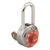 Master Lock 1525LH ORJ V643 Orange Dial Combination Locker Padlock with Key Override - The Lock Source
