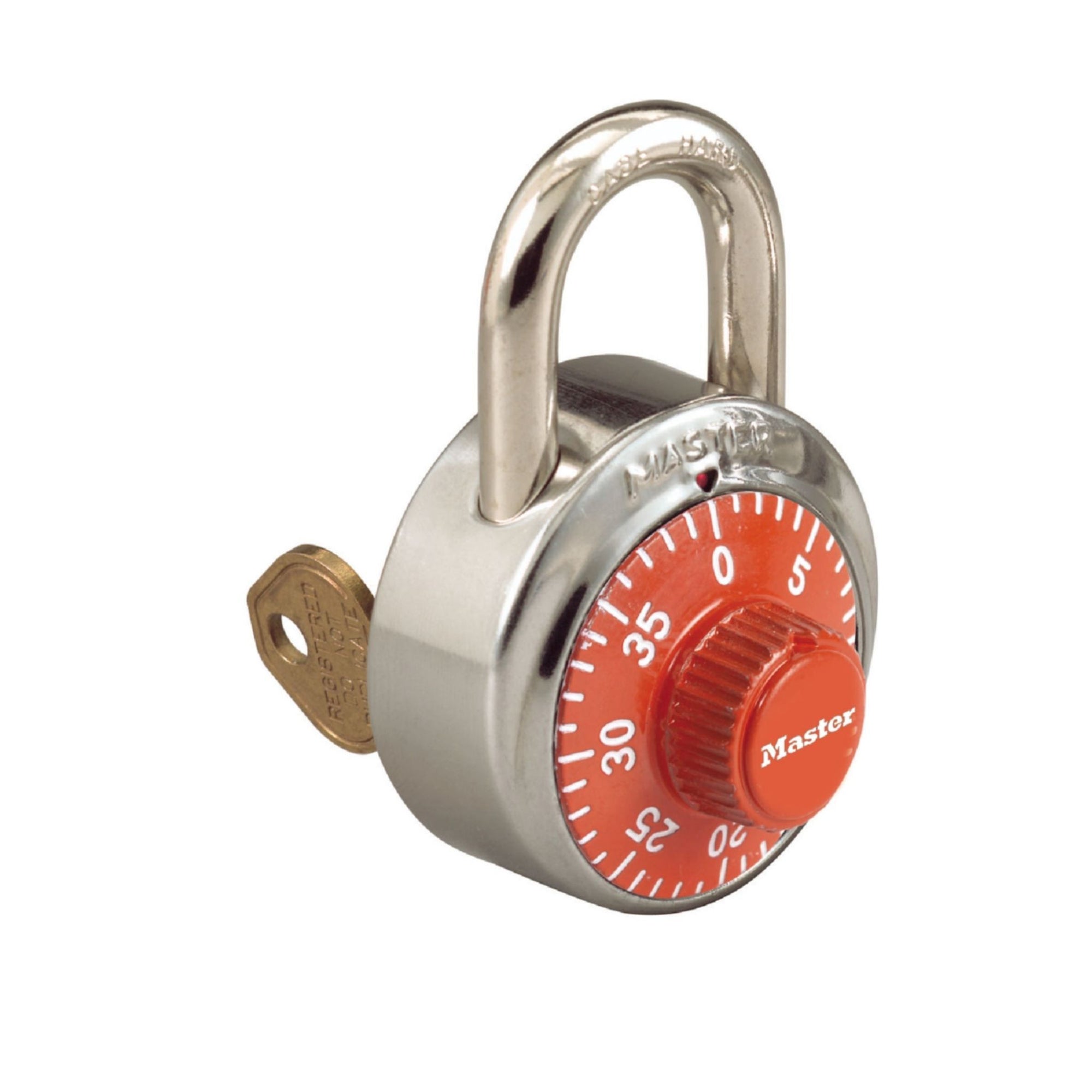 Master Lock 1525ORJ Orange Locker Combination Padlock - The Lock Source