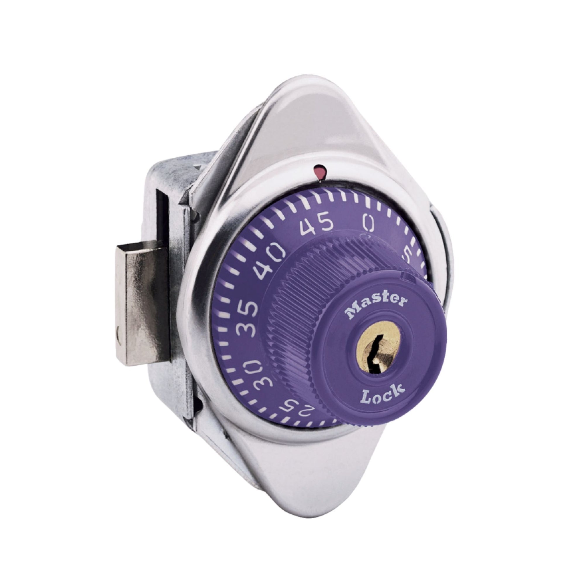 Master Lock No. 1630PRP Purple Built-In Combination Lock for Lift Handle Lockers - The Lock Source