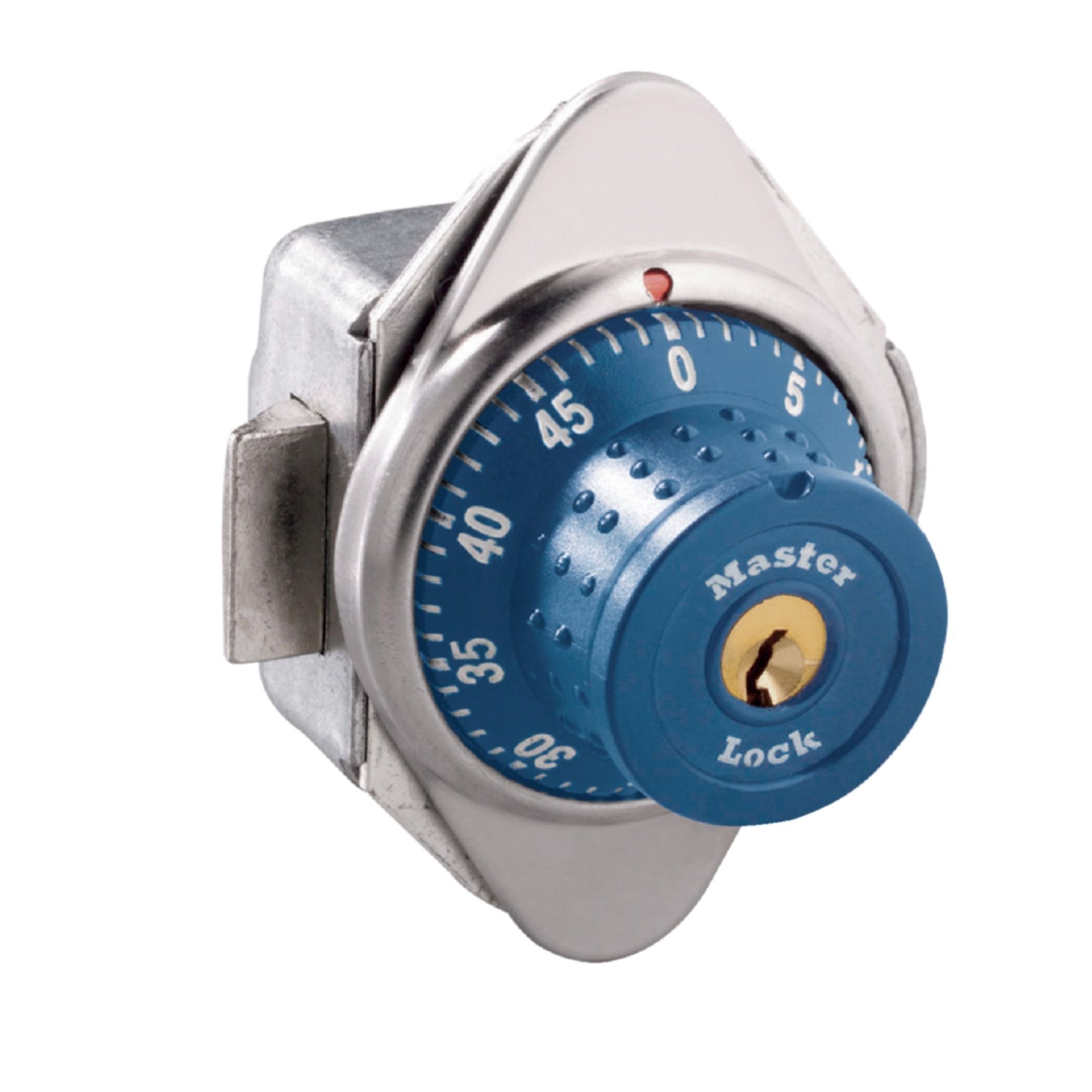 Master Lock 1652BLU Blue Auto Locking Padlock for Single Point Latch Lockers - The Lock Source