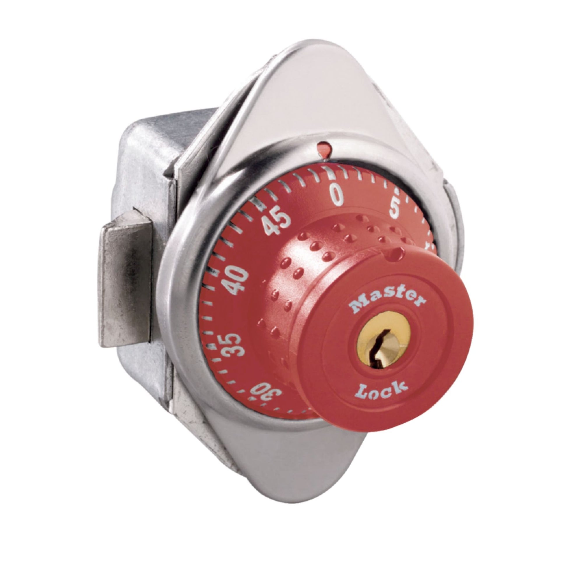 Master Lock 1652RED Red Auto Locking Padlock for Single Point Latch Lockers - The Lock Source