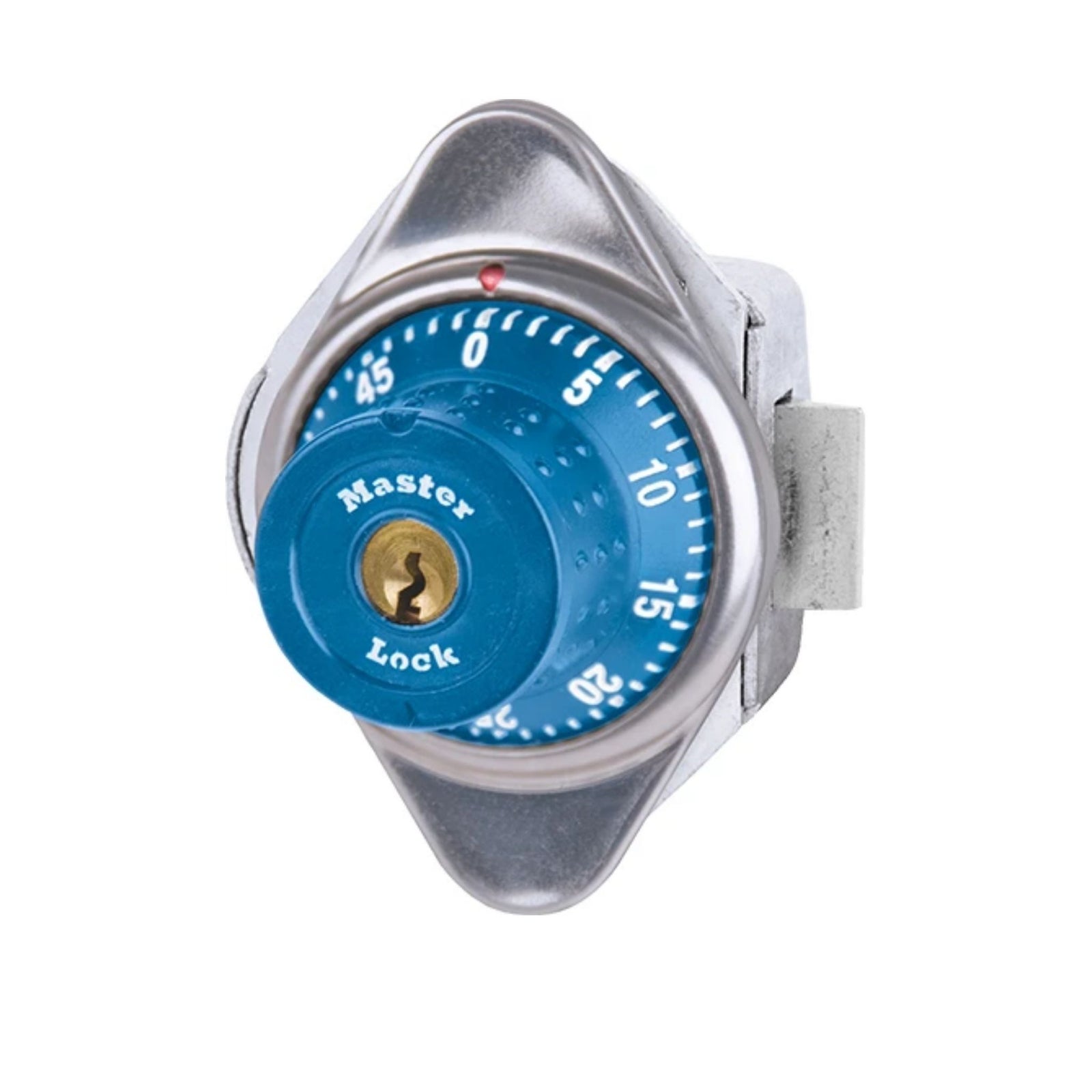 Master Lock 1655BLU Blue Automatic Locking Padlock for Box Lockers - The Lock Source