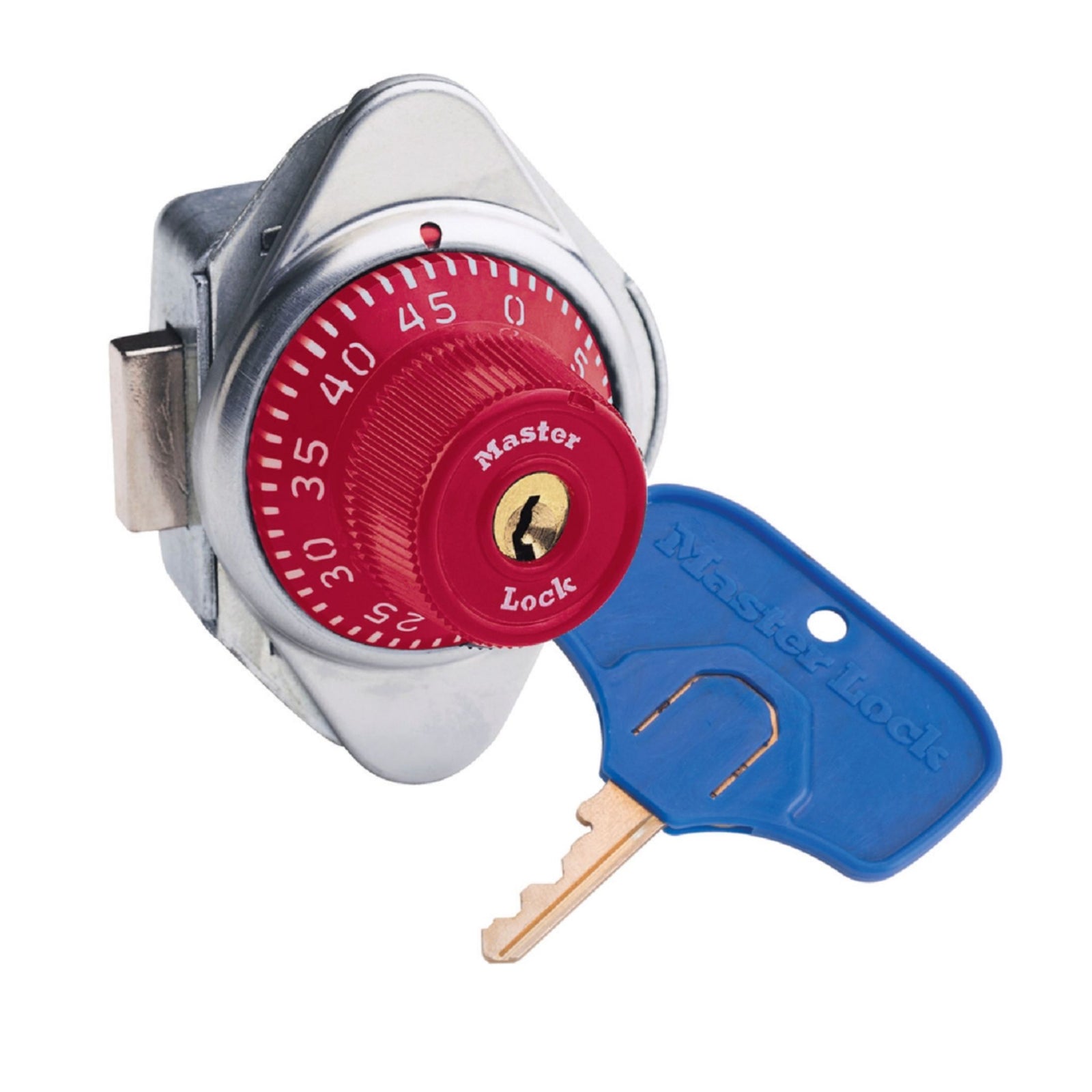 Master Lock 1676MKADA RED ADA Locker Padlock with Manual Deadbolt Locking - The Lock Source