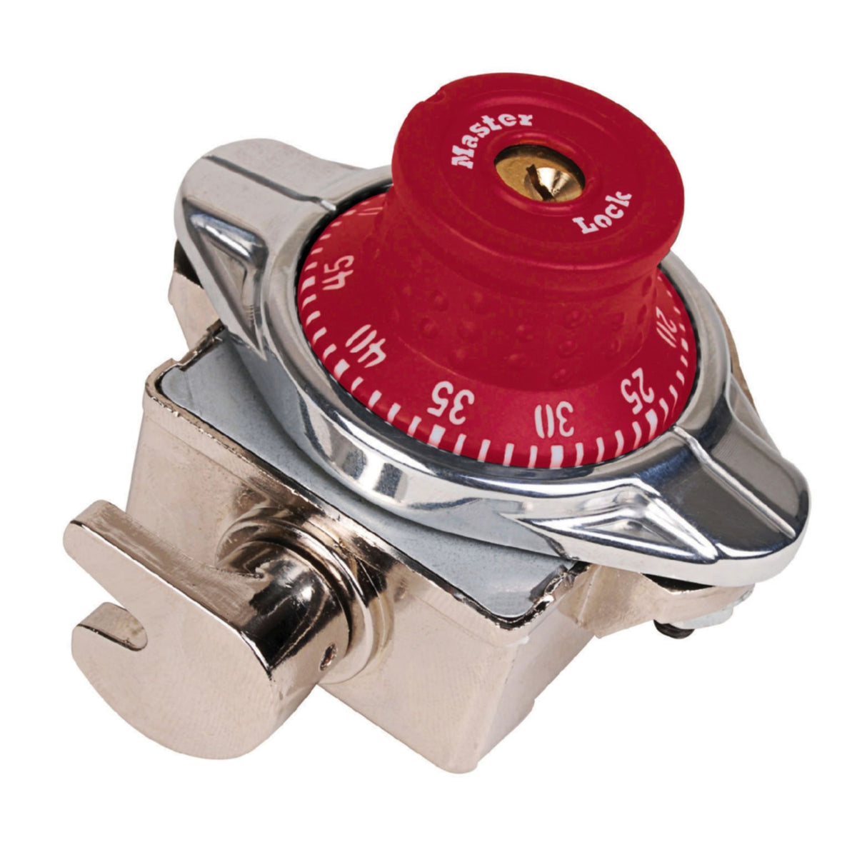 Master Lock 1690RED Auto Locking Padlock for Wrap-Around Lockers - The Lock Source