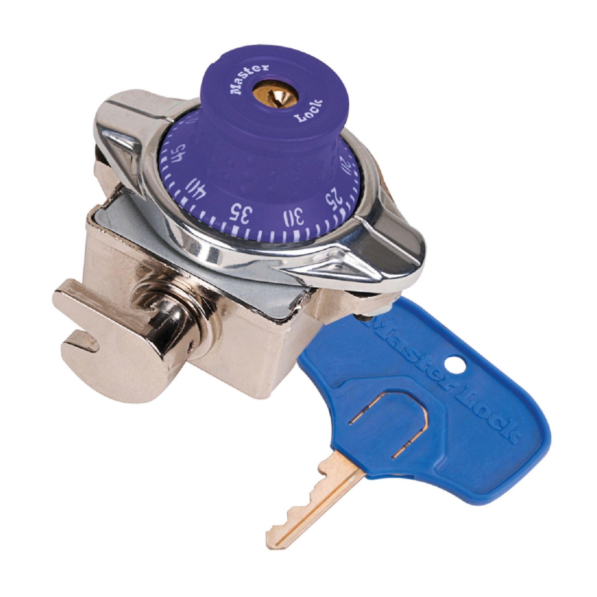 Master Lock 1695MKADA PRP Purple Padlock for Wrap Around Latch Lockers - The Lock Source