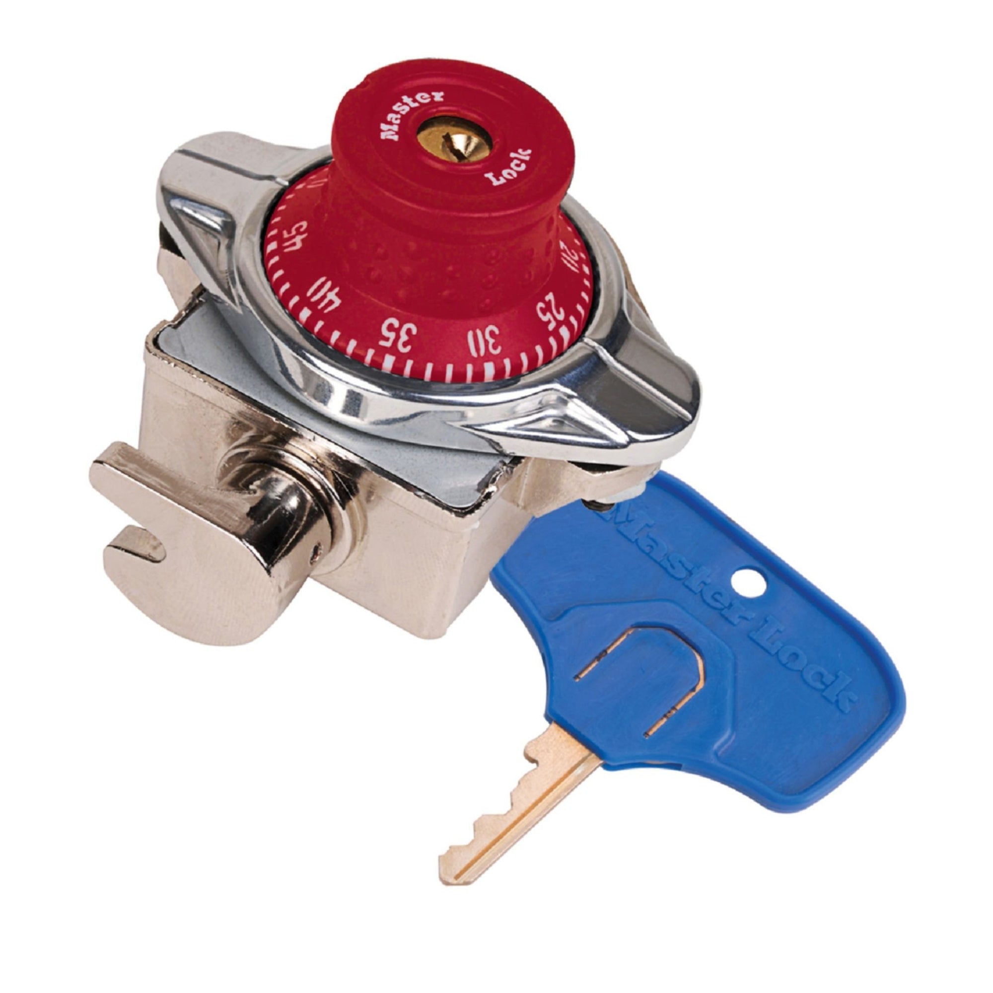 Master Lock 1695MKADA RED Padlock for Wrap Around Latch Lockers - The Lock Source