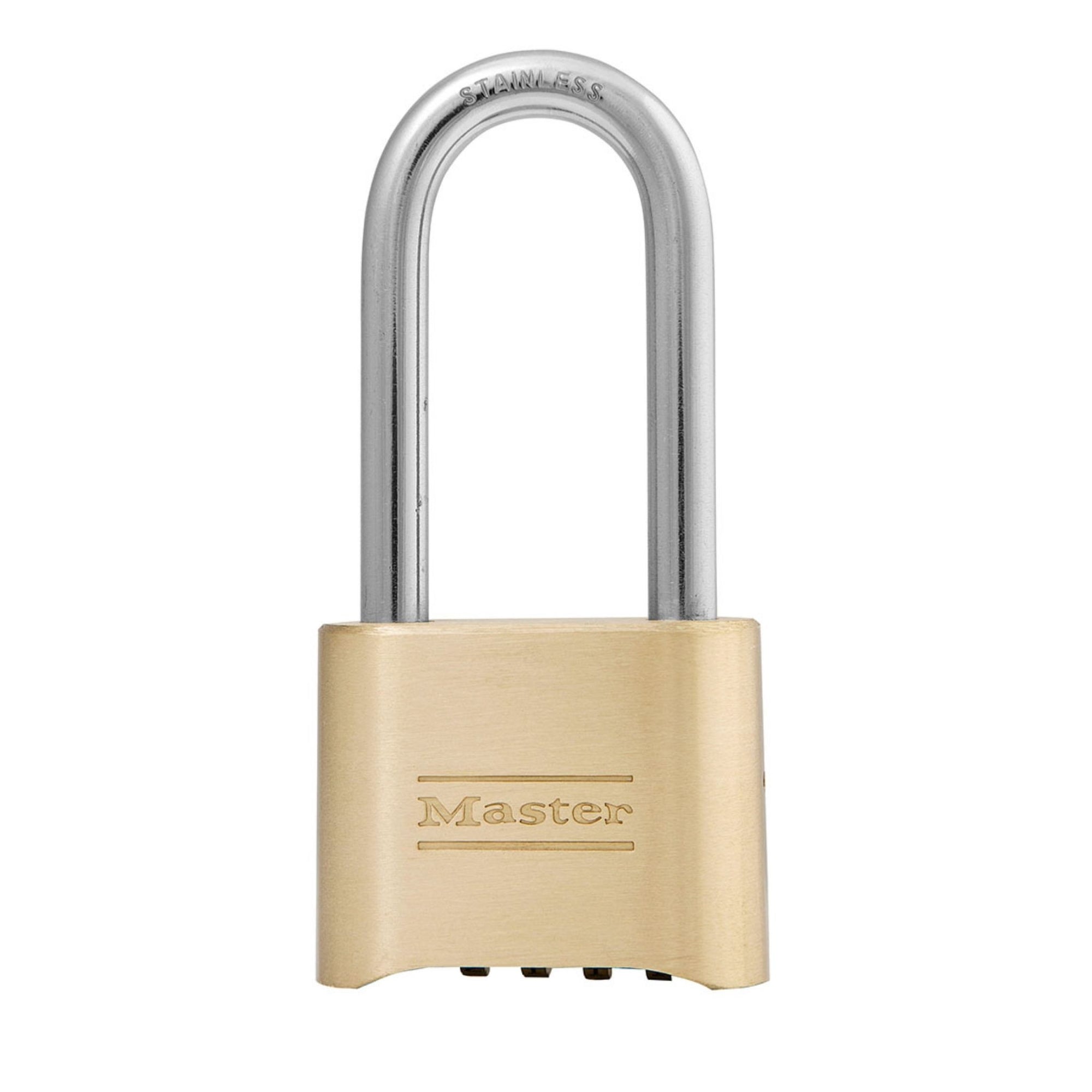 Master Lock 175LHSS Brass Resettable Combination Lock - The Lock Source