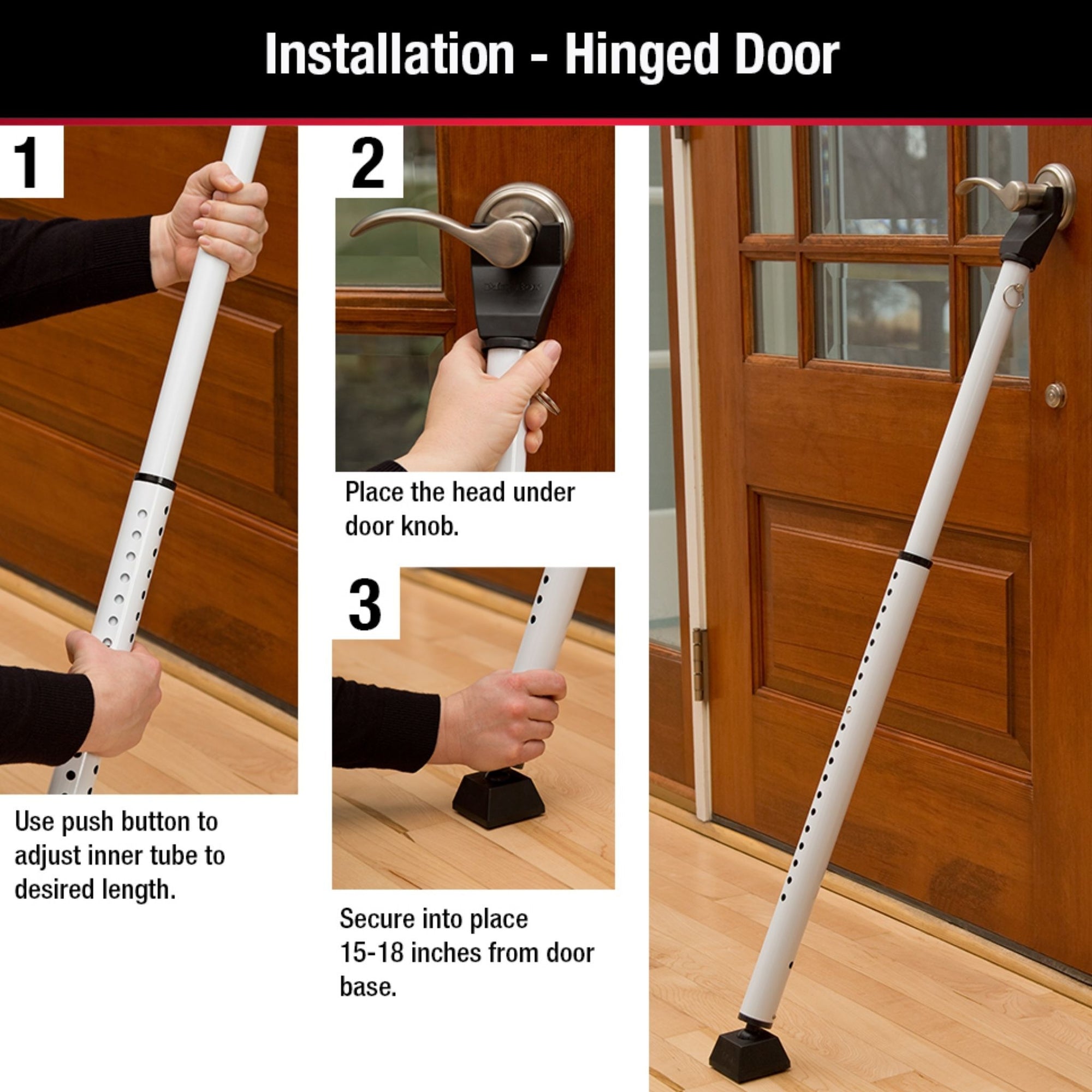 Master Lock 265DCCSEN Dual Function Security Door Bar - The Lock Source