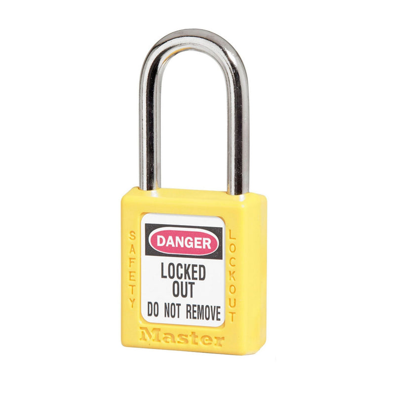 Master Lock 410YLW Yellow Zenex Thermoplastic Lockout Tagout Safety ...