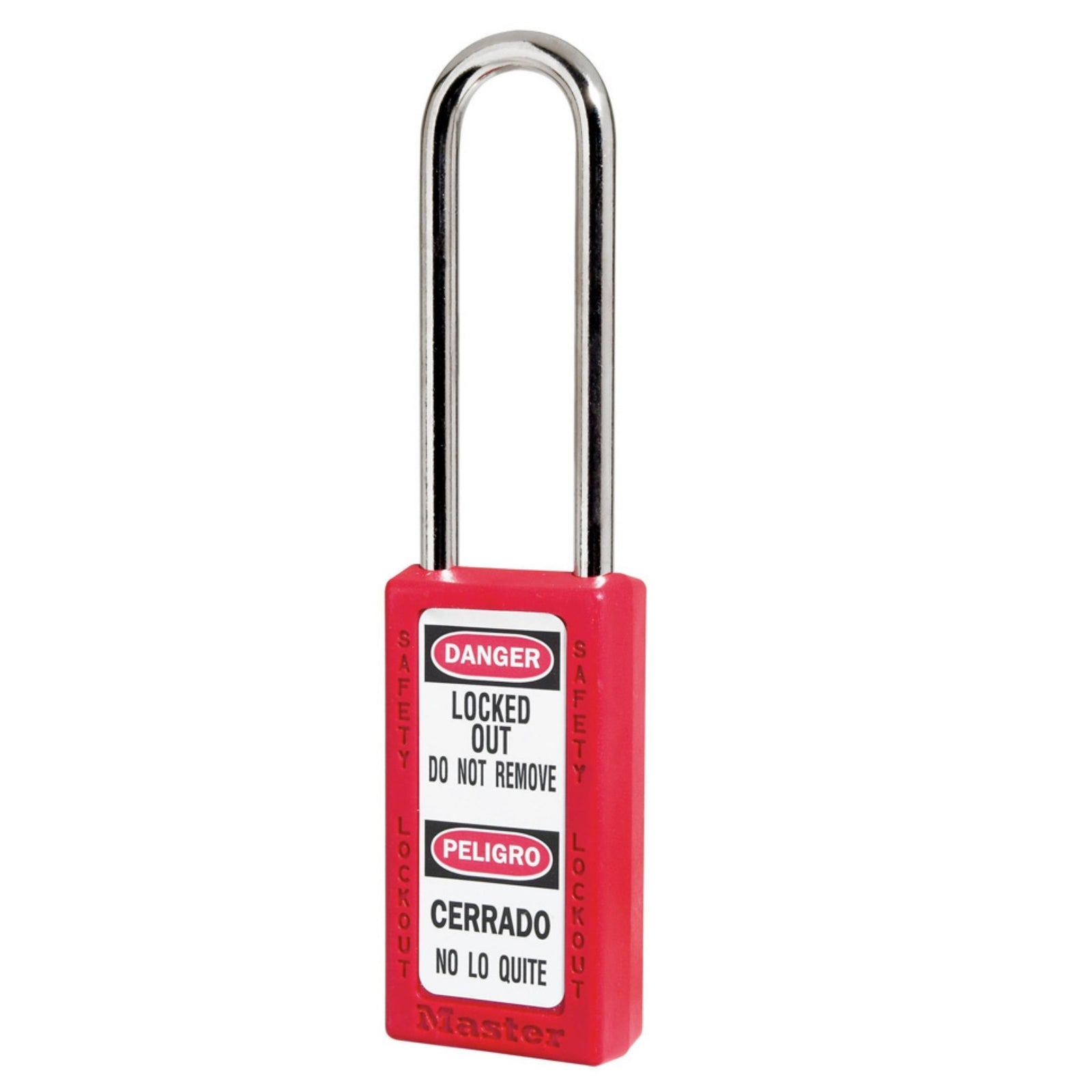 Master Lock 411KALTRED Red Zenex Plastic Keyed Alike Safety Padlocks - The Lock Source