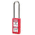 Master Lock 411KALTRED Red Zenex Plastic Keyed Alike Safety Padlocks - The Lock Source