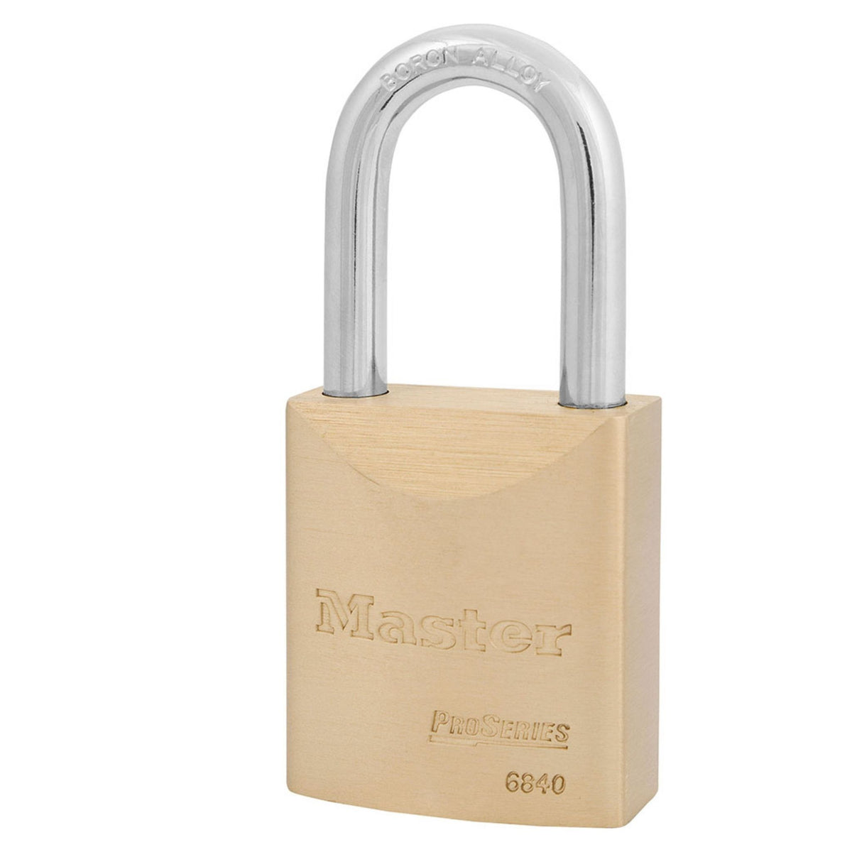 Master Lock 6840LF Pro Series Brass Padlock with 1-1/2&quot; Shackle - The Lock Source