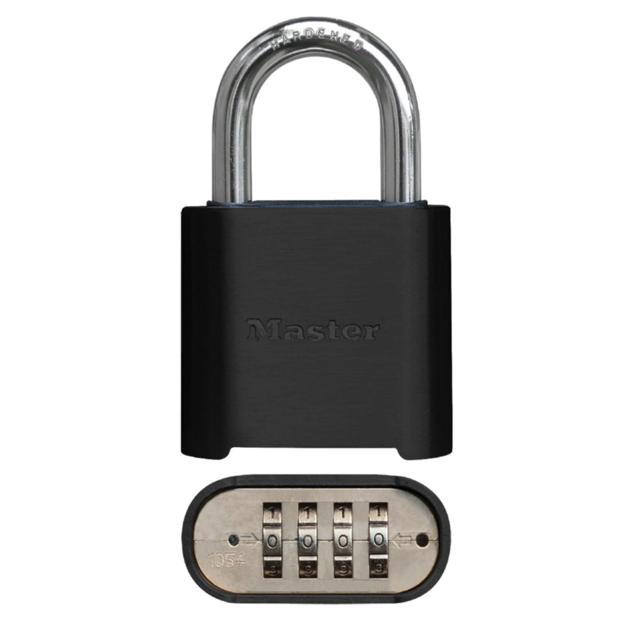 Master Lock No. 878 Black Zinc Combination Locks - The Lock Source